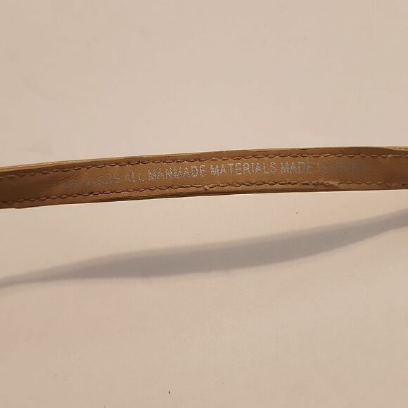 Madeline Stuart Womens Tan Sandals with Metal Decor Size 8M - Picture 6 of 6